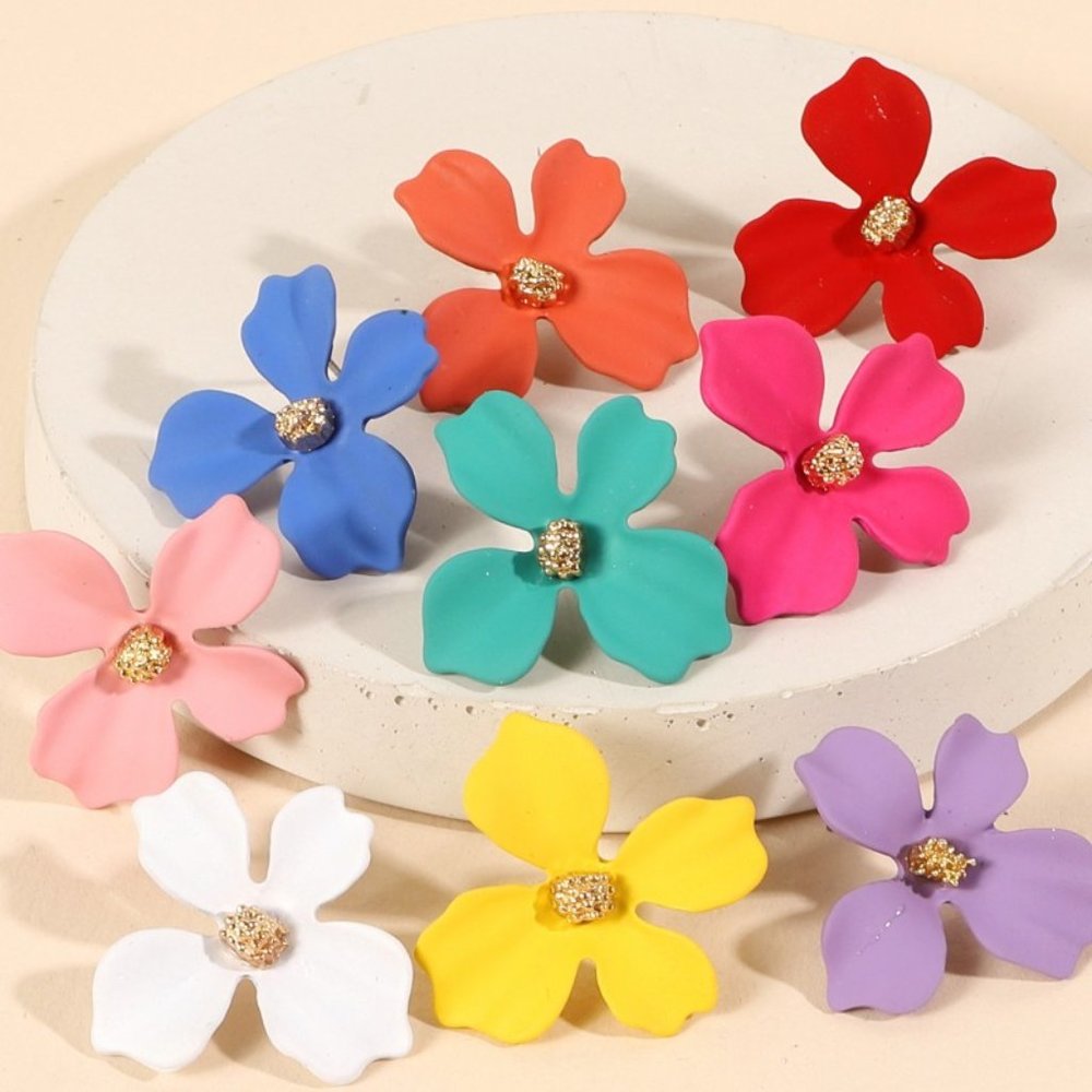 Flower Power Statement Earrings